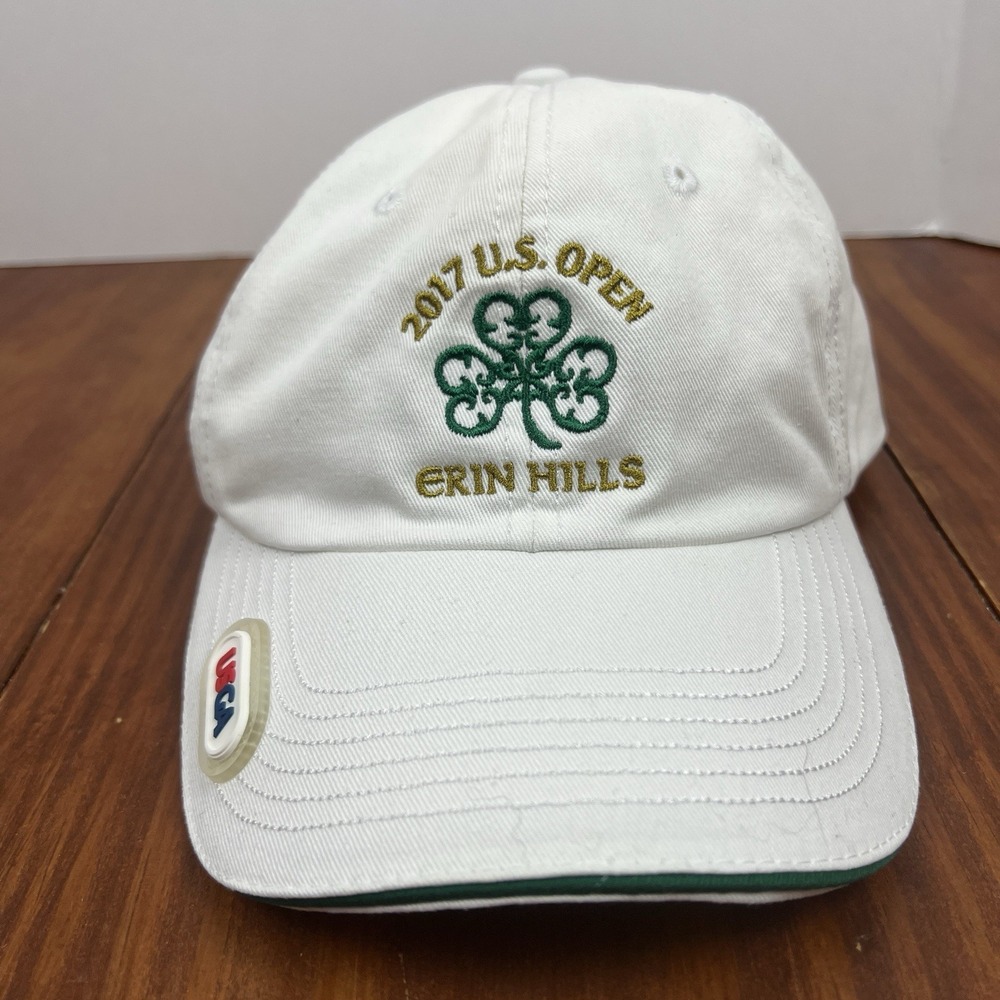 2017 US Open Erin Hills White Ball Cap Hat Adjustable Baseball Adult USGA